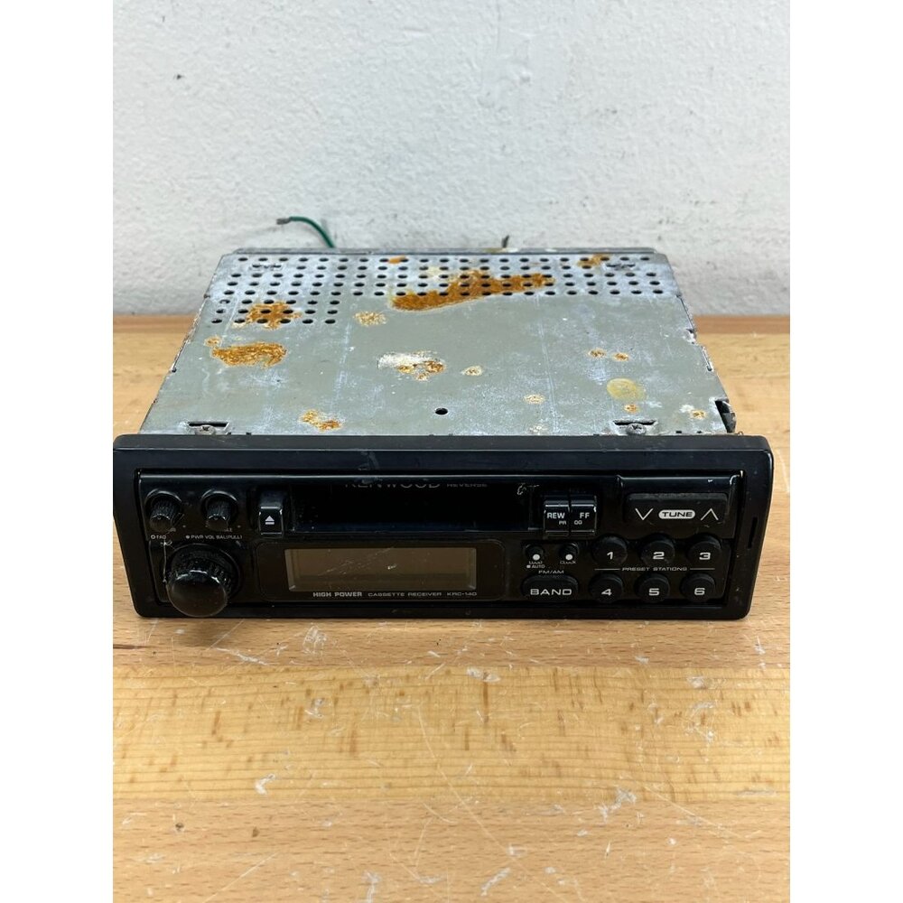Kenwood KRC-140 AM/FM Car Stereo Cassette Tape Deck Vintage